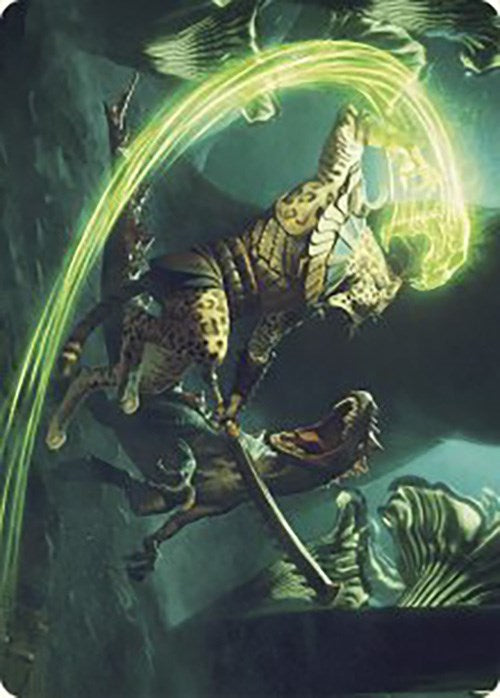 Contest of Claws Art Card [The Lost Caverns of Ixalan Art Series] | Jomio and Rueliete's Cards and Comics