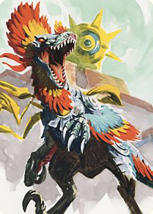 Pantlaza, Sun-Favored Art Card [The Lost Caverns of Ixalan Art Series] | Jomio and Rueliete's Cards and Comics