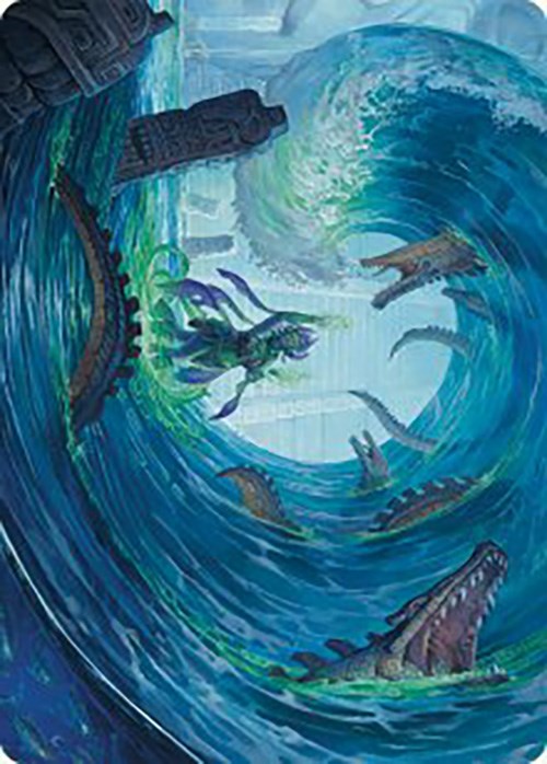 Wave Goodbye Art Card [The Lost Caverns of Ixalan Art Series] | Jomio and Rueliete's Cards and Comics