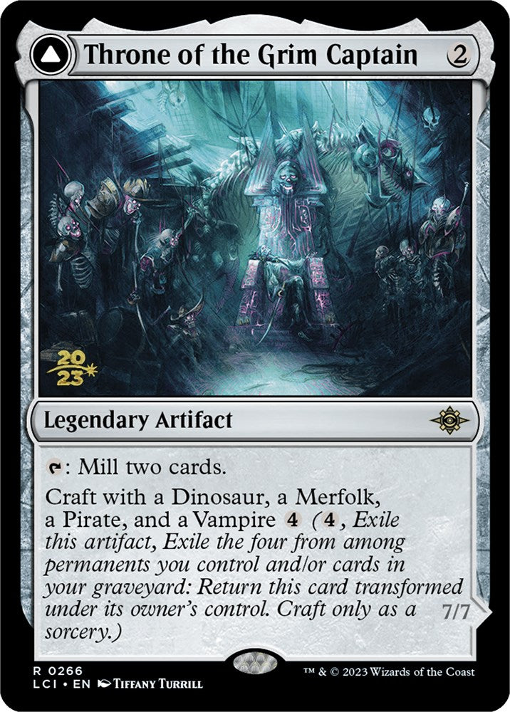 Throne of the Grim Captain // The Grim Captain [The Lost Caverns of Ixalan Prerelease Cards] | Jomio and Rueliete's Cards and Comics