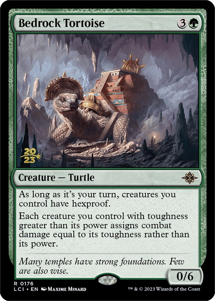 Bedrock Tortoise [The Lost Caverns of Ixalan Prerelease Cards] | Jomio and Rueliete's Cards and Comics