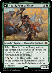 Huatli, Poet of Unity // Roar of the Fifth People [The Lost Caverns of Ixalan Prerelease Cards] | Jomio and Rueliete's Cards and Comics