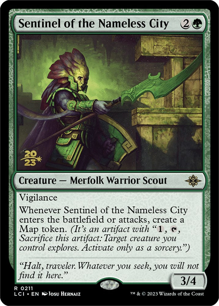 Sentinel of the Nameless City [The Lost Caverns of Ixalan Prerelease Cards] | Jomio and Rueliete's Cards and Comics
