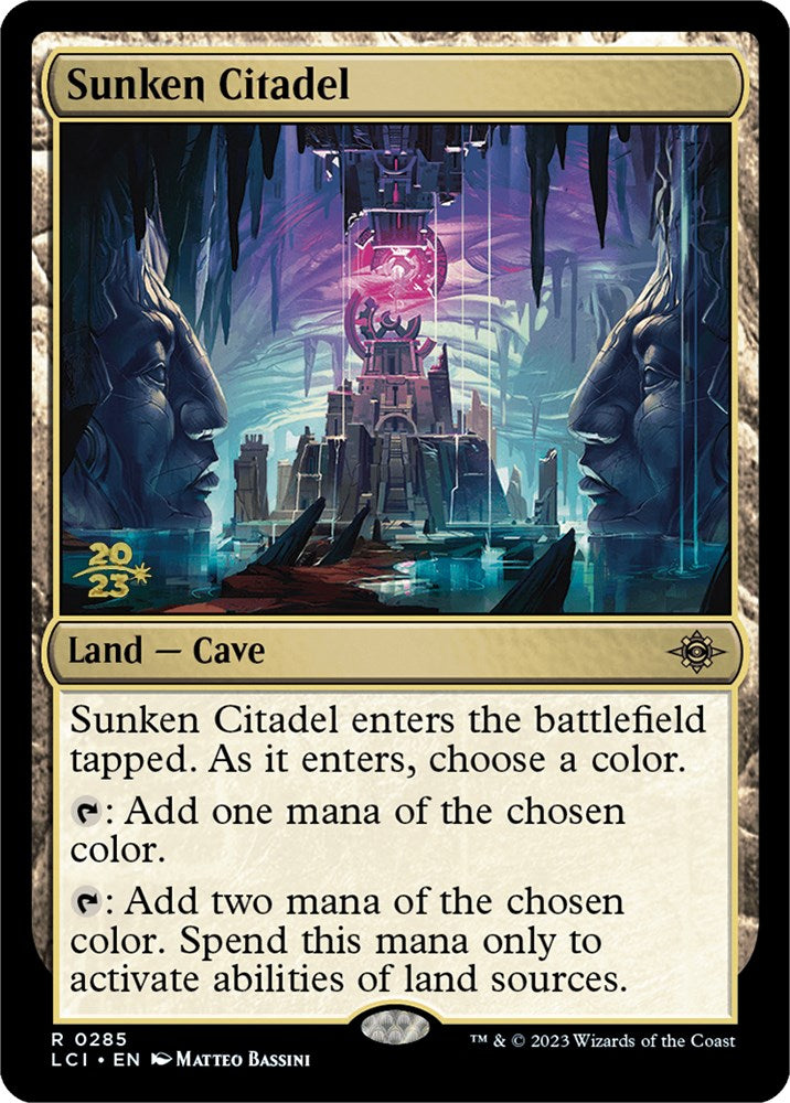 Sunken Citadel [The Lost Caverns of Ixalan Prerelease Cards] | Jomio and Rueliete's Cards and Comics