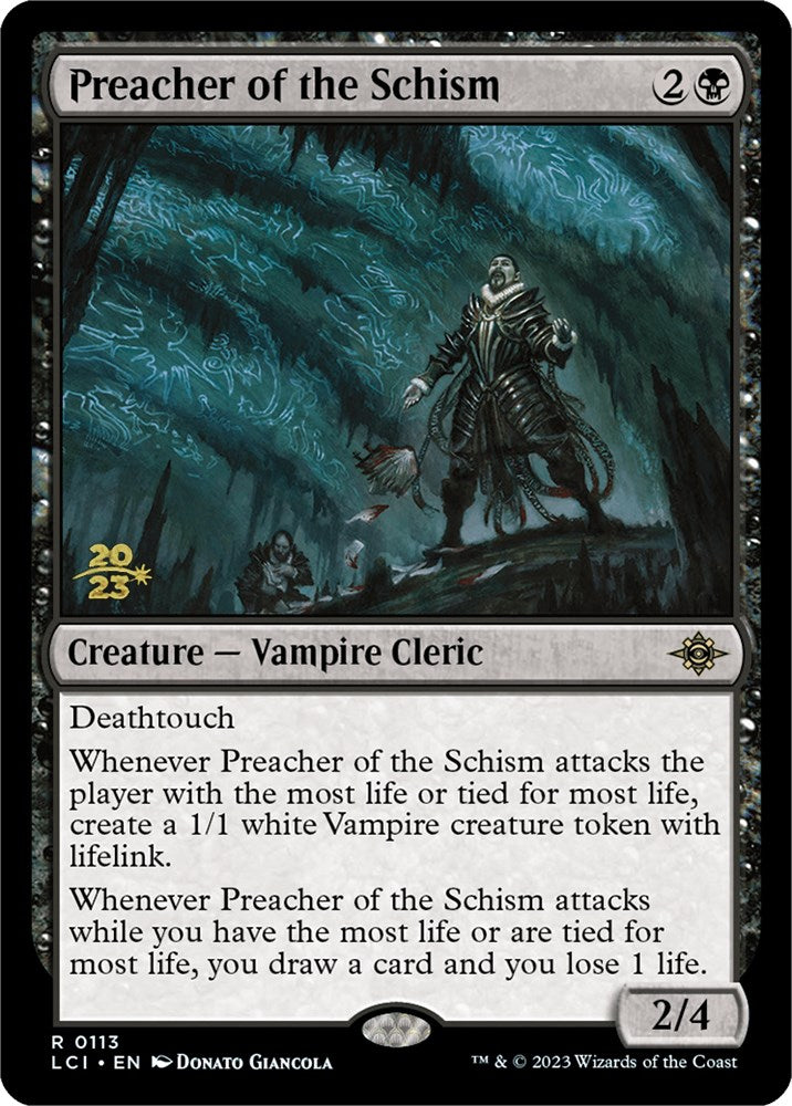 Preacher of the Schism [The Lost Caverns of Ixalan Prerelease Cards] | Jomio and Rueliete's Cards and Comics