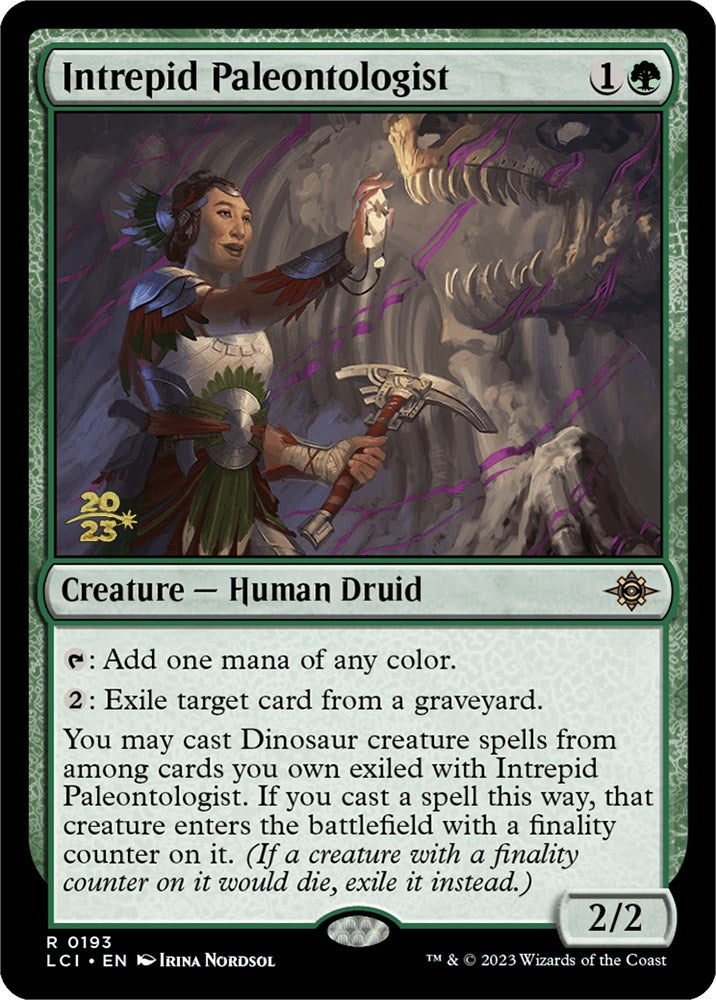 Intrepid Paleontologist [The Lost Caverns of Ixalan Prerelease Cards] | Jomio and Rueliete's Cards and Comics