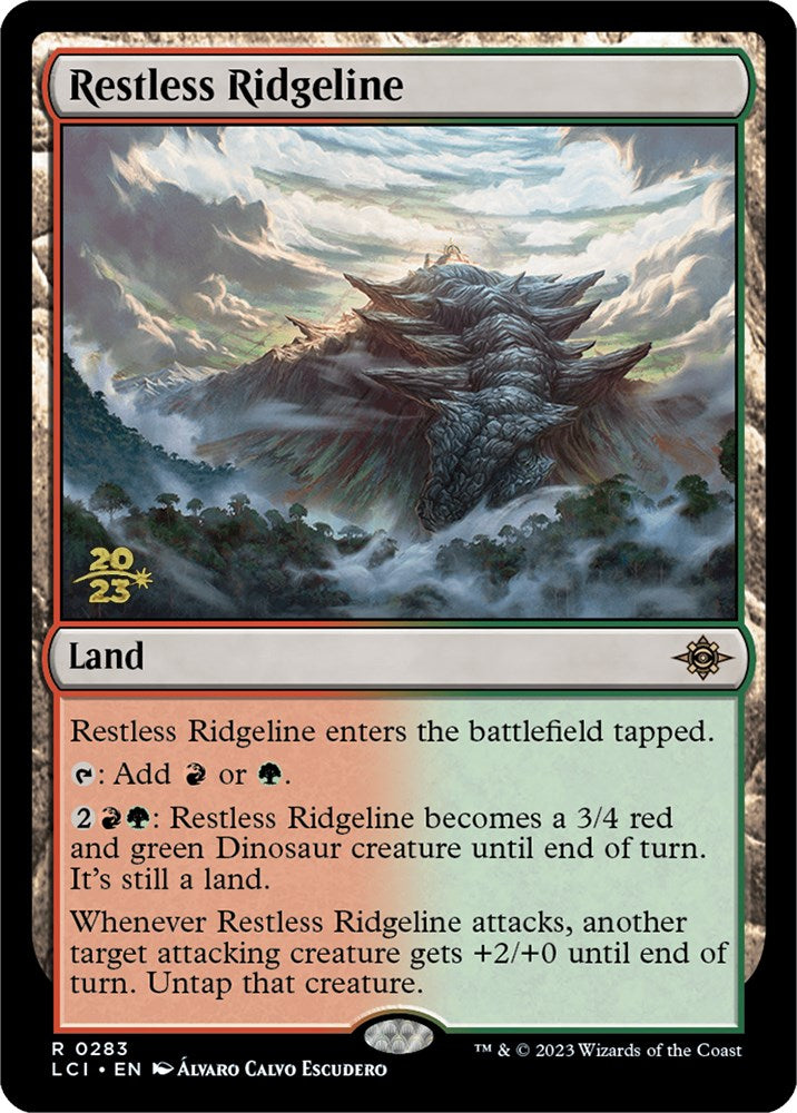 Restless Ridgeline [The Lost Caverns of Ixalan Prerelease Cards] | Jomio and Rueliete's Cards and Comics