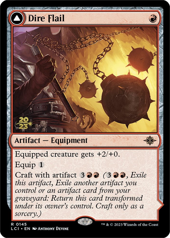 Dire Flail // Dire Blunderbuss [The Lost Caverns of Ixalan Prerelease Cards] | Jomio and Rueliete's Cards and Comics
