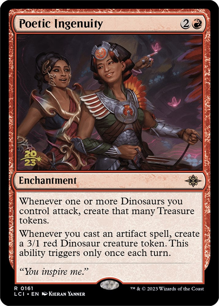 Poetic Ingenuity [The Lost Caverns of Ixalan Prerelease Cards] | Jomio and Rueliete's Cards and Comics