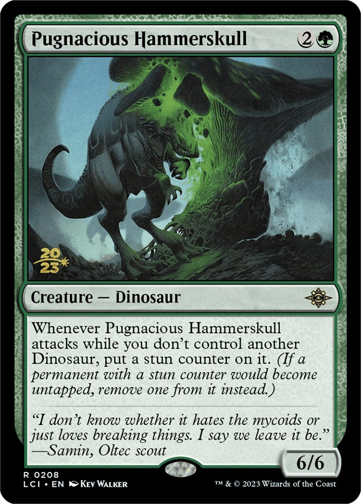 Pugnacious Hammerskull [The Lost Caverns of Ixalan Prerelease Cards] | Jomio and Rueliete's Cards and Comics