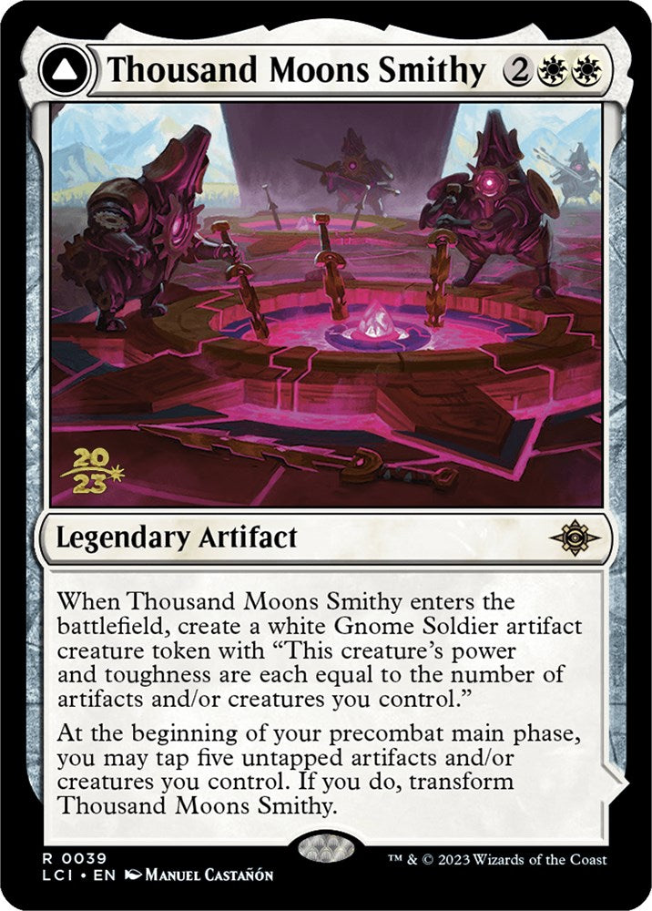 Thousand Moons Smithy // Barracks of the Thousand [The Lost Caverns of Ixalan Prerelease Cards] | Jomio and Rueliete's Cards and Comics