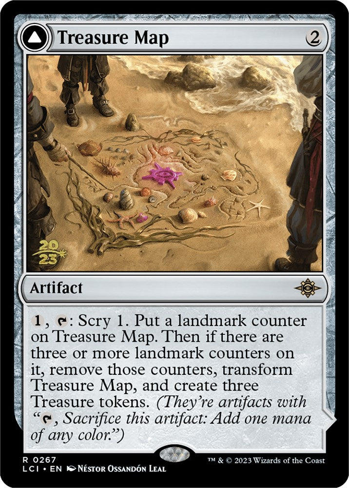 Treasure Map // Treasure Cove [The Lost Caverns of Ixalan Prerelease Cards] | Jomio and Rueliete's Cards and Comics