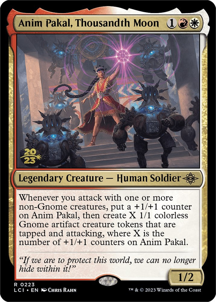 Anim Pakal, Thousandth Moon [The Lost Caverns of Ixalan Prerelease Cards] | Jomio and Rueliete's Cards and Comics