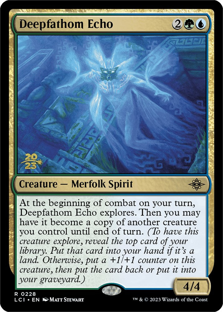 Deepfathom Echo [The Lost Caverns of Ixalan Prerelease Cards] | Jomio and Rueliete's Cards and Comics