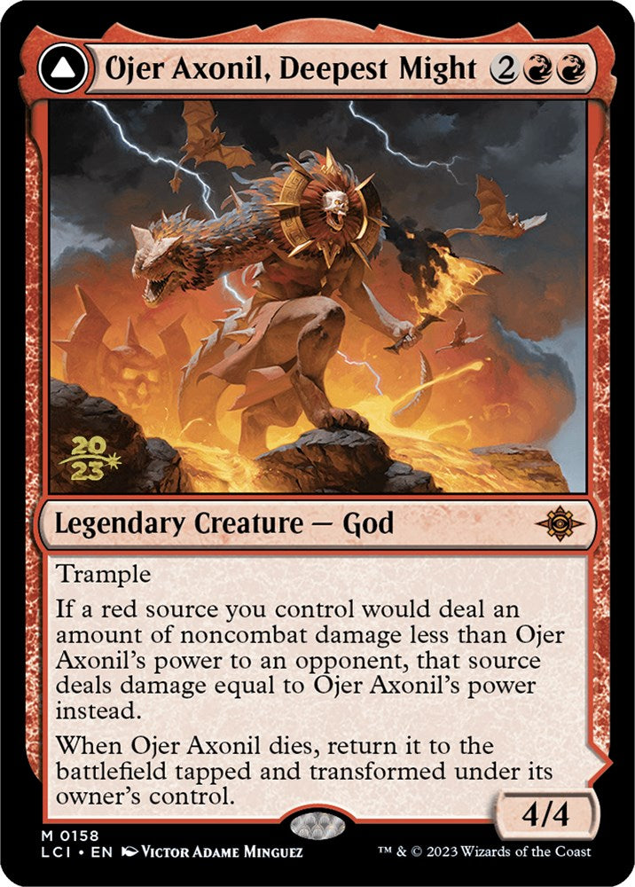 Ojer Axonil, Deepest Might [The Lost Caverns of Ixalan Prerelease Cards] | Jomio and Rueliete's Cards and Comics