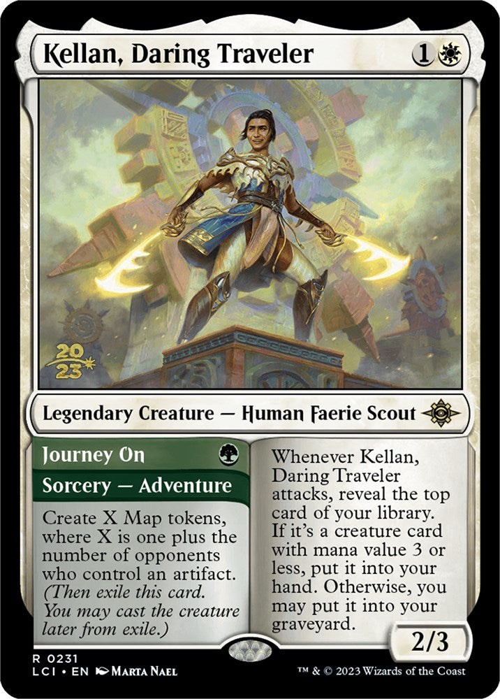 Kellan, Daring Traveler [The Lost Caverns of Ixalan Prerelease Cards] | Jomio and Rueliete's Cards and Comics