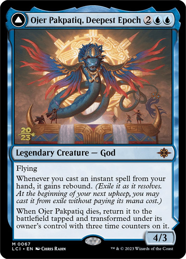 Ojer Pakpatiq, Deepest Epoch // Temple of Cyclical Time [The Lost Caverns of Ixalan Prerelease Cards] | Jomio and Rueliete's Cards and Comics