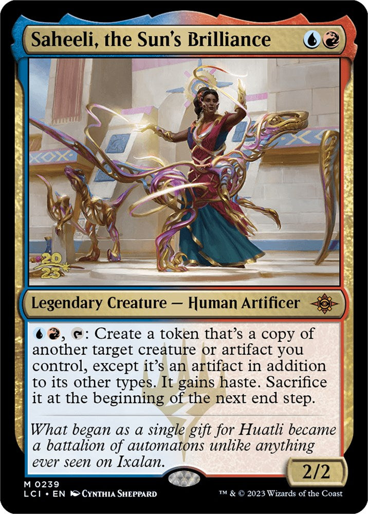 Saheeli, the Sun's Brilliance [The Lost Caverns of Ixalan Prerelease Cards] | Jomio and Rueliete's Cards and Comics