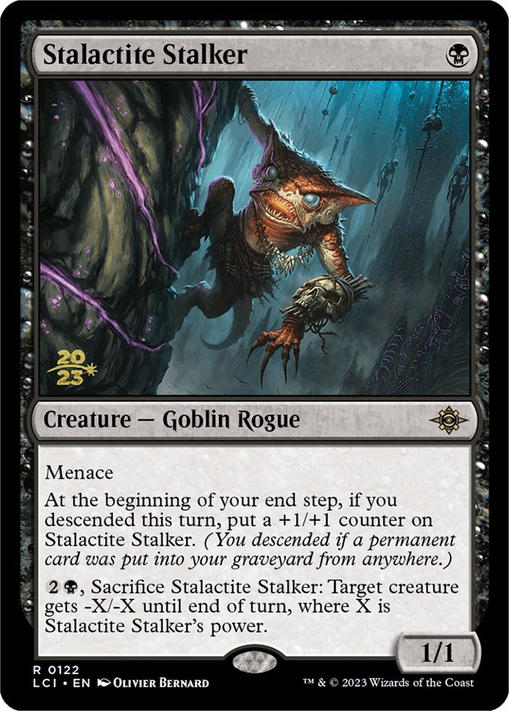 Stalactite Stalker [The Lost Caverns of Ixalan Prerelease Cards] | Jomio and Rueliete's Cards and Comics