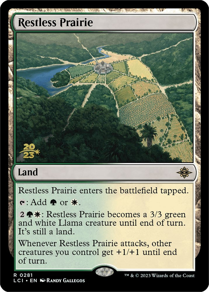 Restless Prairie [The Lost Caverns of Ixalan Prerelease Cards] | Jomio and Rueliete's Cards and Comics
