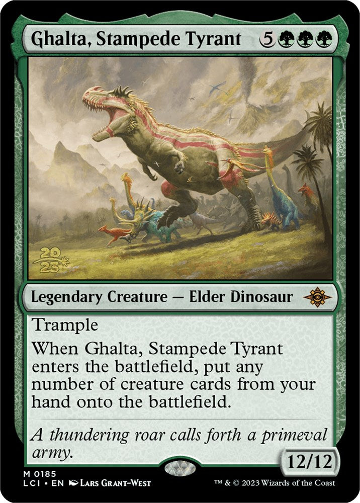 Ghalta, Stampede Tyrant [The Lost Caverns of Ixalan Prerelease Cards] | Jomio and Rueliete's Cards and Comics