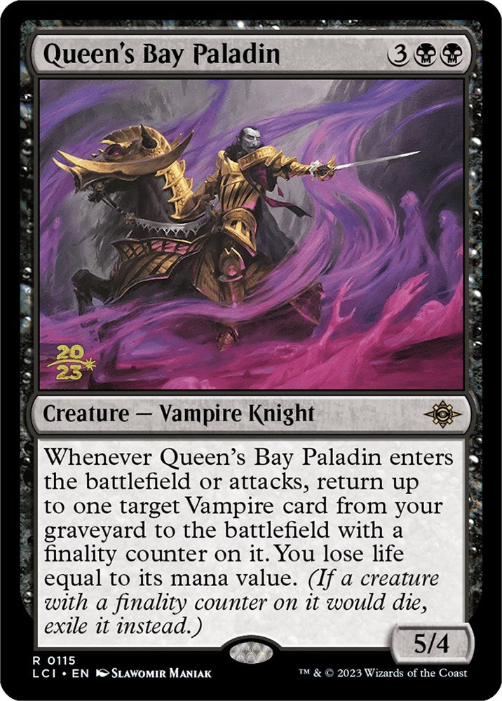 Queen's Bay Paladin [The Lost Caverns of Ixalan Prerelease Cards] | Jomio and Rueliete's Cards and Comics