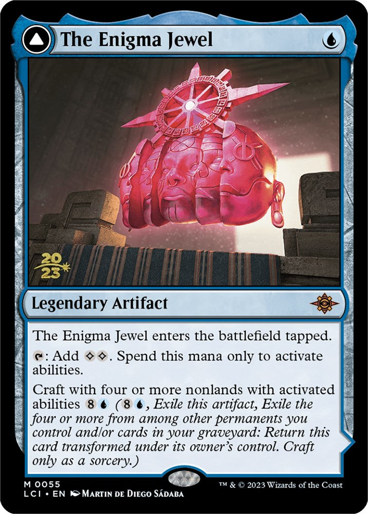 The Enigma Jewel // Locus of Enlightenment [The Lost Caverns of Ixalan Prerelease Cards] | Jomio and Rueliete's Cards and Comics