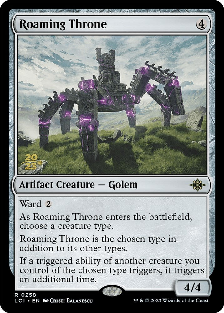 Roaming Throne [The Lost Caverns of Ixalan Prerelease Cards] | Jomio and Rueliete's Cards and Comics