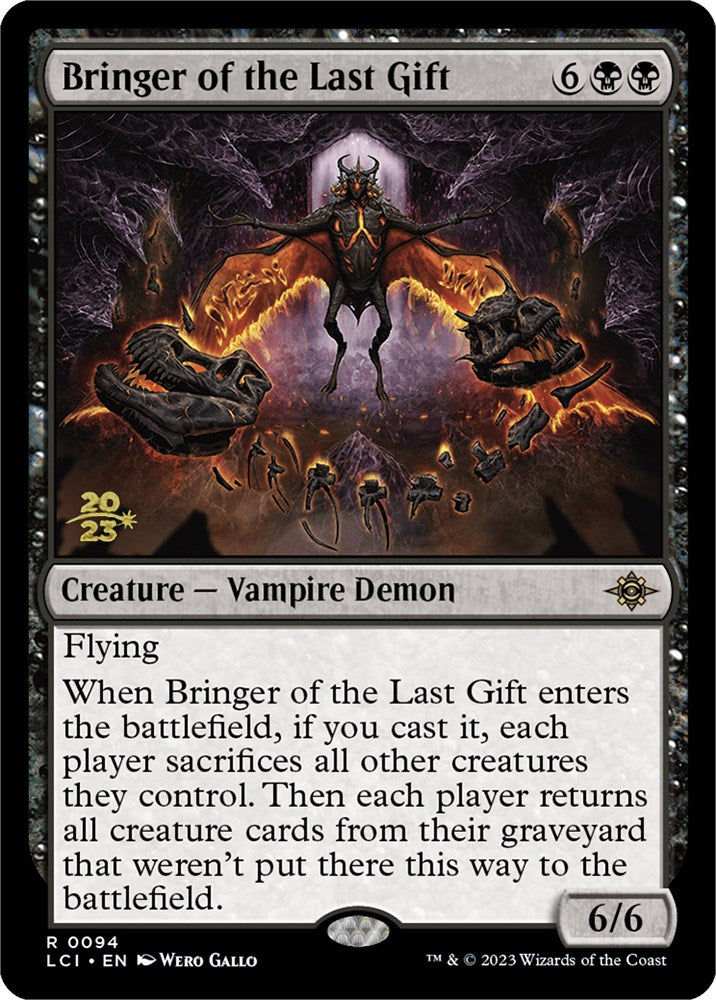 Bringer of the Last Gift [The Lost Caverns of Ixalan Prerelease Cards] | Jomio and Rueliete's Cards and Comics