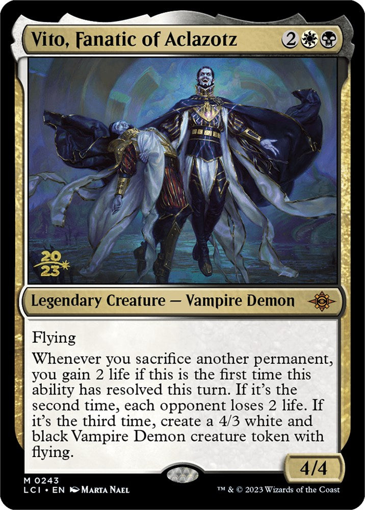 Vito, Fanatic of Aclazotz [The Lost Caverns of Ixalan Prerelease Cards] | Jomio and Rueliete's Cards and Comics