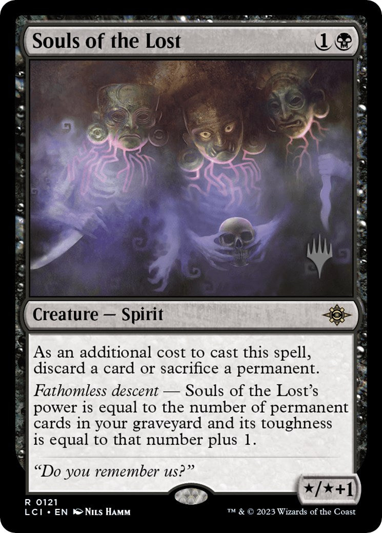 Souls of the Lost (Promo Pack) [The Lost Caverns of Ixalan Promos] | Jomio and Rueliete's Cards and Comics