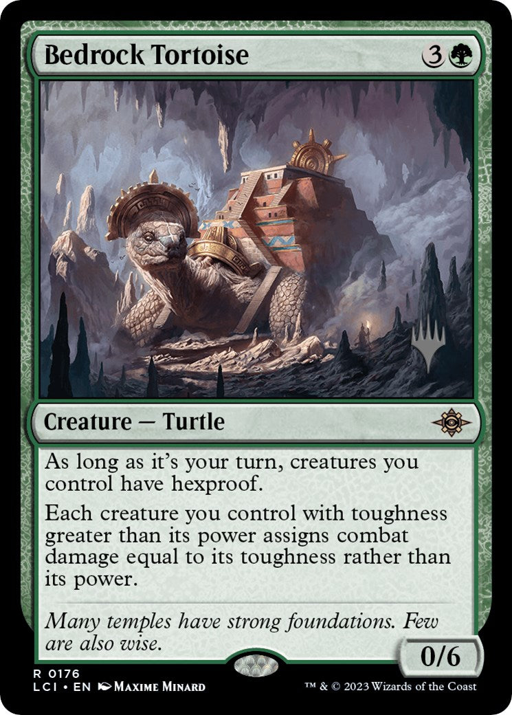 Bedrock Tortoise (Promo Pack) [The Lost Caverns of Ixalan Promos] | Jomio and Rueliete's Cards and Comics