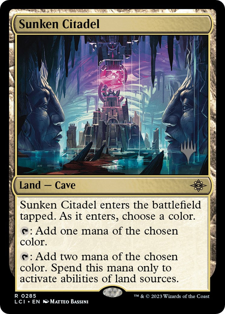 Sunken Citadel (Promo Pack) [The Lost Caverns of Ixalan Promos] | Jomio and Rueliete's Cards and Comics
