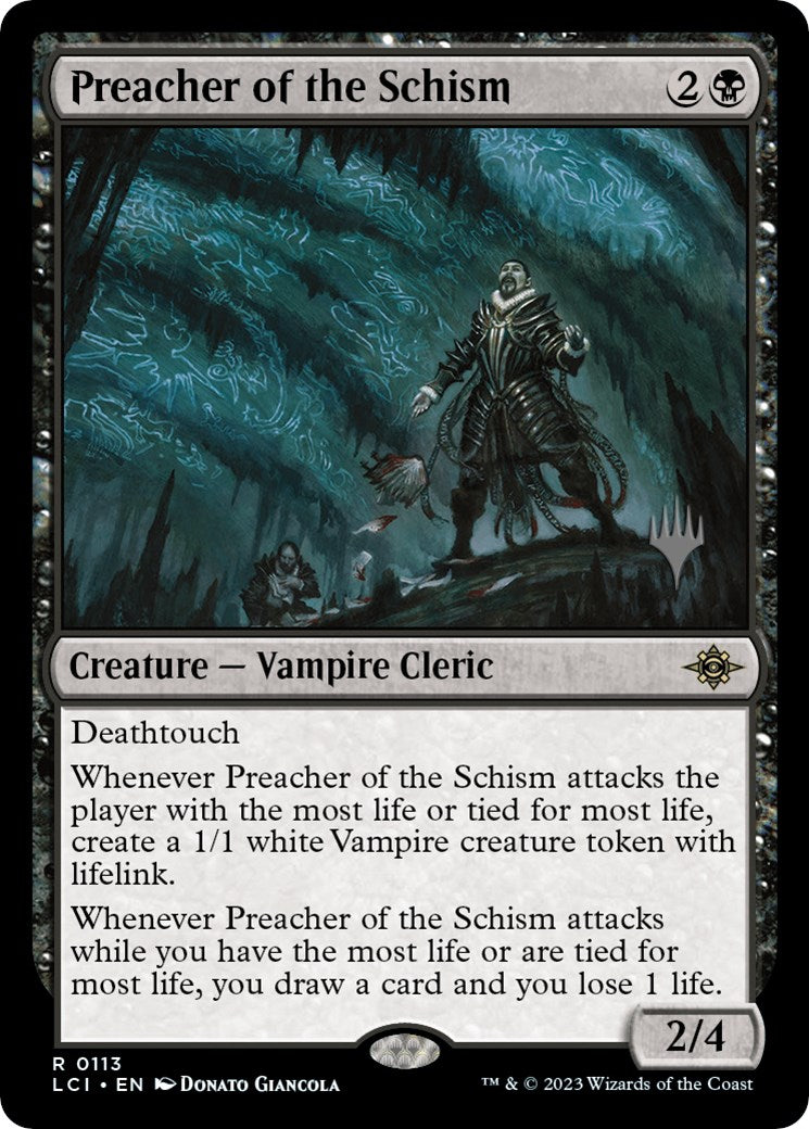 Preacher of the Schism (Promo Pack) [The Lost Caverns of Ixalan Promos] | Jomio and Rueliete's Cards and Comics