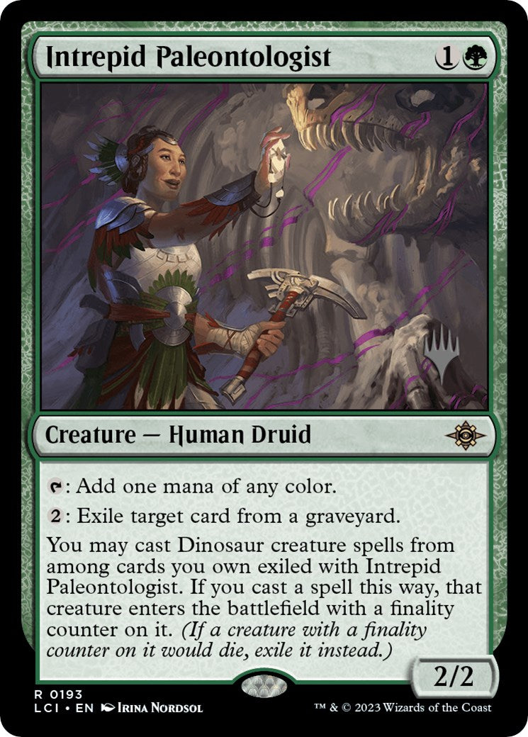 Intrepid Paleontologist (Promo Pack) [The Lost Caverns of Ixalan Promos] | Jomio and Rueliete's Cards and Comics