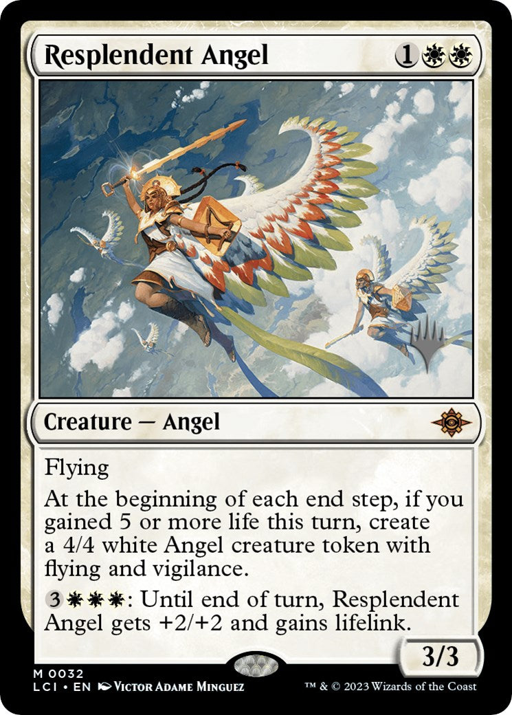 Resplendent Angel (Promo Pack) [The Lost Caverns of Ixalan Promos] | Jomio and Rueliete's Cards and Comics