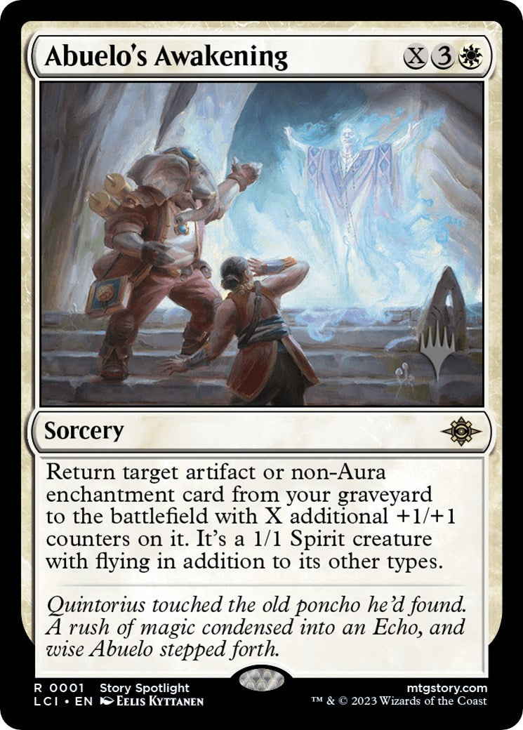 Abuelo's Awakening (Promo Pack) [The Lost Caverns of Ixalan Promos] | Jomio and Rueliete's Cards and Comics