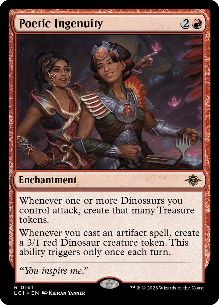 Poetic Ingenuity (Promo Pack) [The Lost Caverns of Ixalan Promos] | Jomio and Rueliete's Cards and Comics
