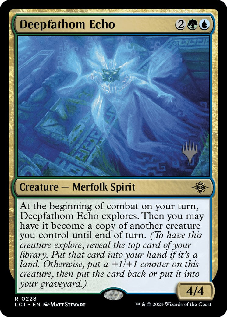 Deepfathom Echo (Promo Pack) [The Lost Caverns of Ixalan Promos] | Jomio and Rueliete's Cards and Comics