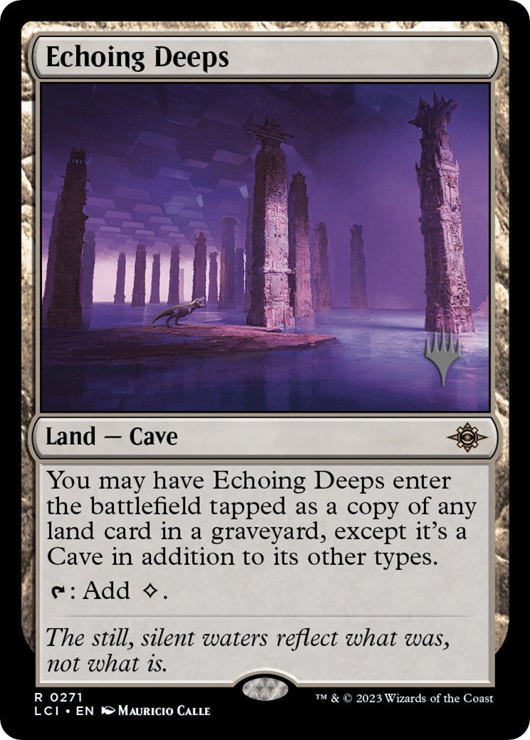 Echoing Deeps (Promo Pack) [The Lost Caverns of Ixalan Promos] | Jomio and Rueliete's Cards and Comics
