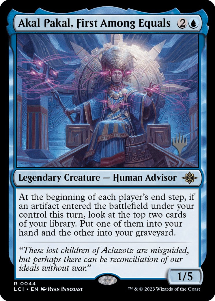 Akal Pakal, First Among Equals (Promo Pack) [The Lost Caverns of Ixalan Promos] | Jomio and Rueliete's Cards and Comics