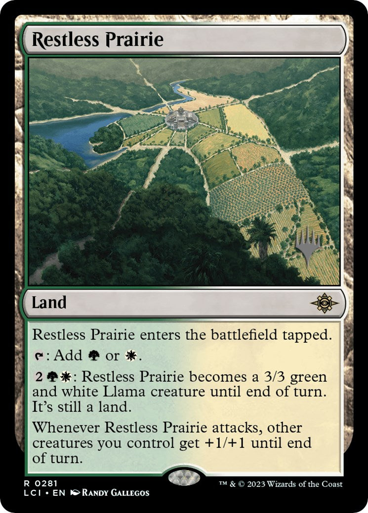 Restless Prairie (Promo Pack) [The Lost Caverns of Ixalan Promos] | Jomio and Rueliete's Cards and Comics