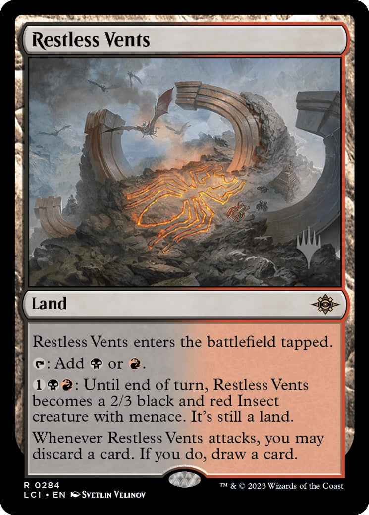 Restless Vents (Promo Pack) [The Lost Caverns of Ixalan Promos] | Jomio and Rueliete's Cards and Comics