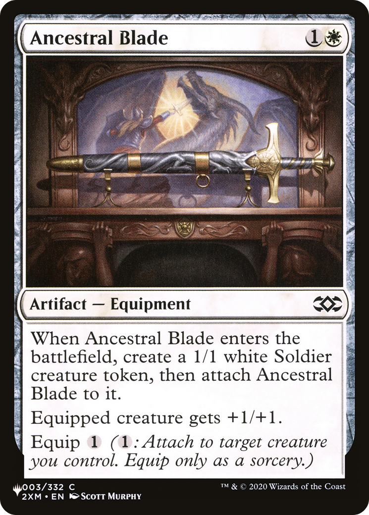 Ancestral Blade [The List] | Jomio and Rueliete's Cards and Comics