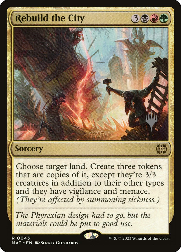 Rebuild the City (Promo Pack) [The Lost Caverns of Ixalan Promos] | Jomio and Rueliete's Cards and Comics