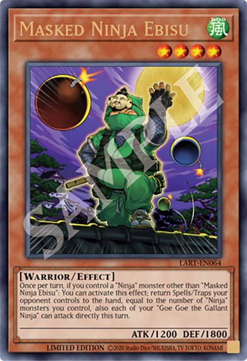 Masked Ninja Ebisu [LART-EN064] Ultra Rare | Jomio and Rueliete's Cards and Comics