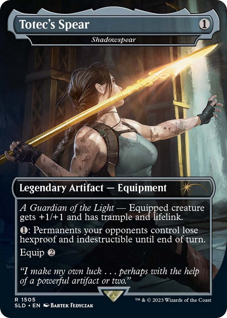 Totec's Spear - Shadowspear [Secret Lair Drop Series] | Jomio and Rueliete's Cards and Comics