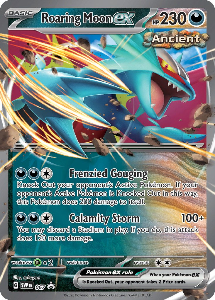 Roaring Moon ex (067) [Scarlet & Violet: Black Star Promos] | Jomio and Rueliete's Cards and Comics