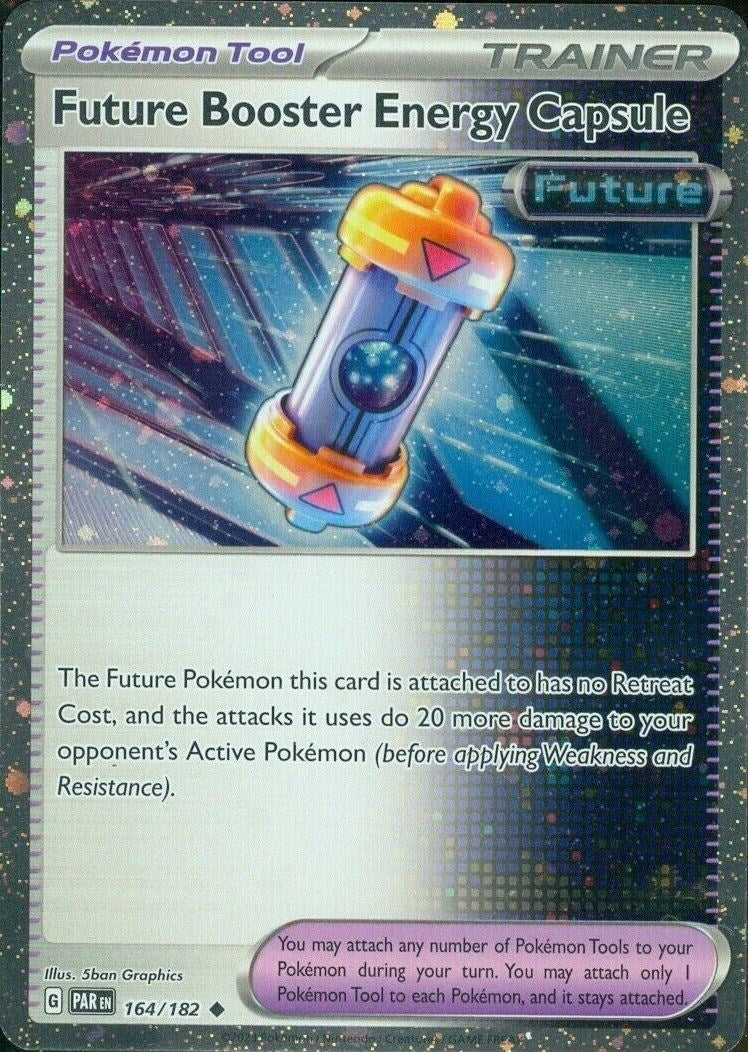 Future Booster Energy Capsule (164/182) (Cosmos Holo) [Scarlet & Violet: Paradox Rift] | Jomio and Rueliete's Cards and Comics