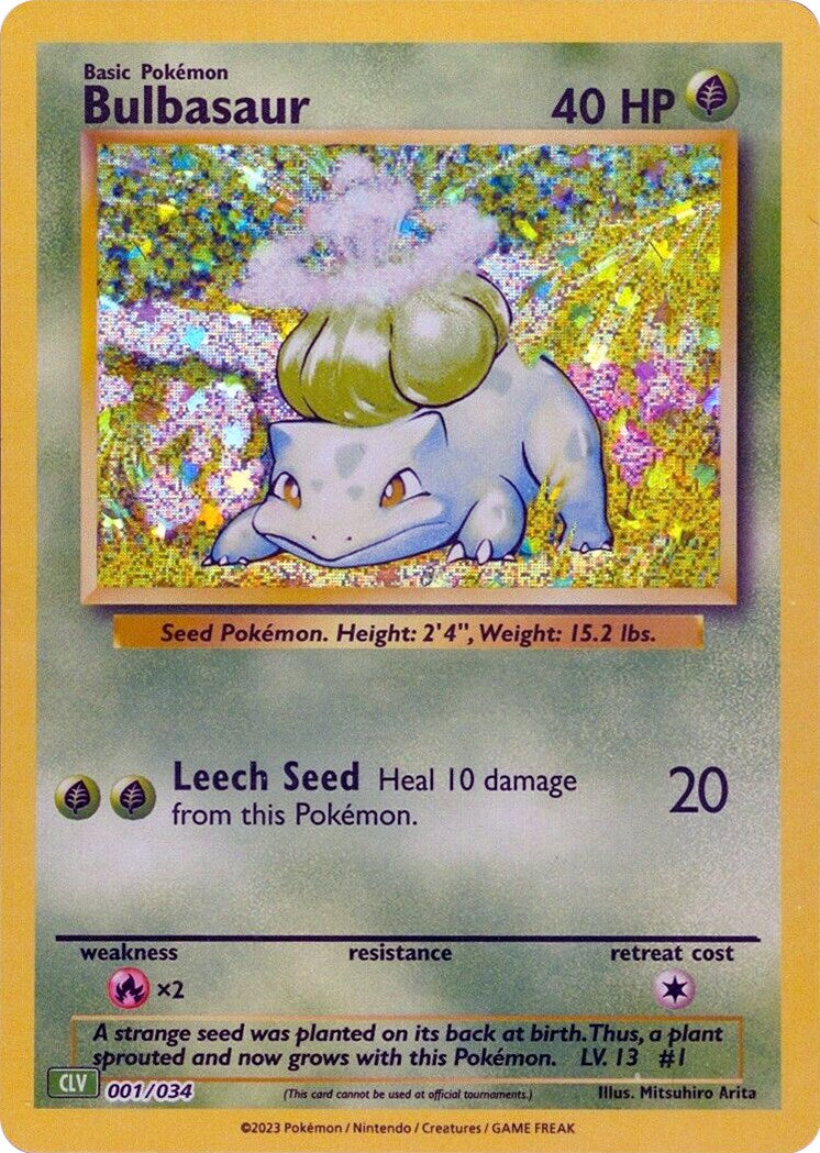 Bulbasaur [Trading Card Game Classic] | Jomio and Rueliete's Cards and Comics
